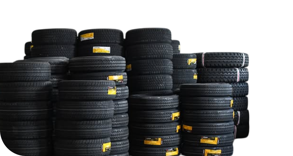 Worker with tire